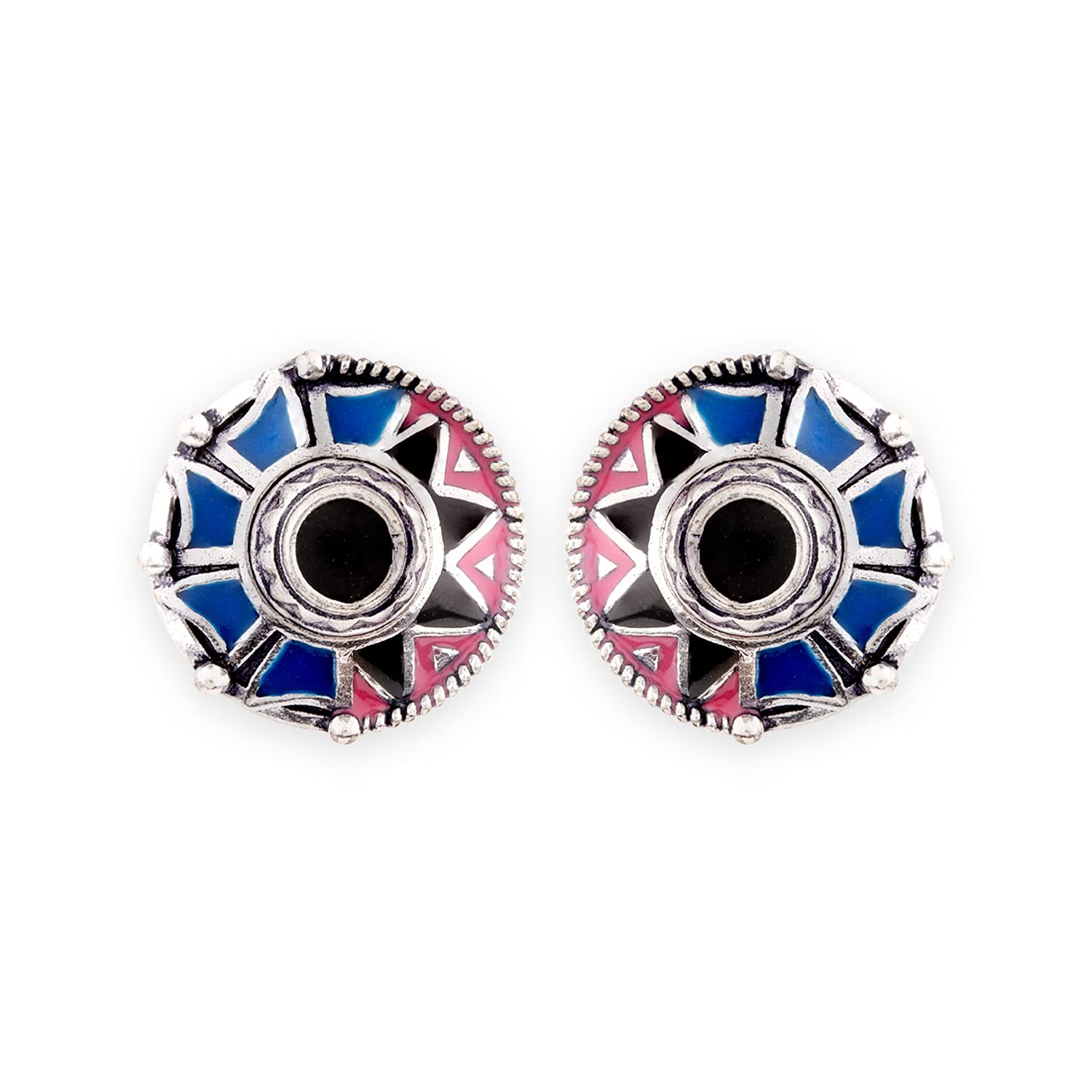Voylla Kalbelia Enameled Stud Earrings (B08VMP5RW9) Amazon Price History, Amazon Price Tracker