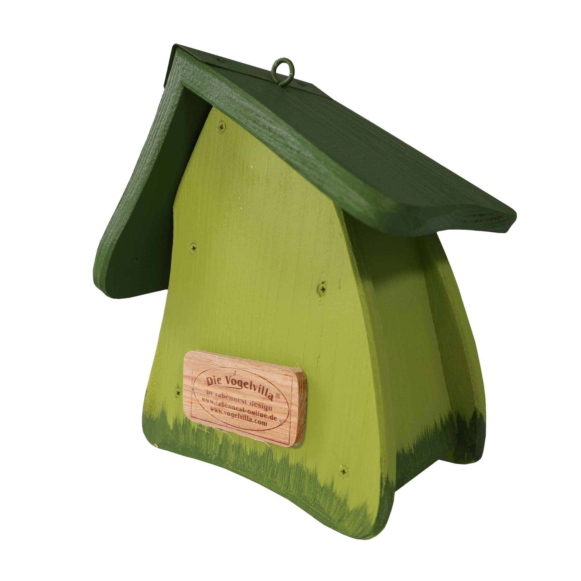 Vogelvilla Nistkasten aus Holz, handbemaltes Nisthaus, mit Aufhängung, Nistkasten Erlebnisgarten