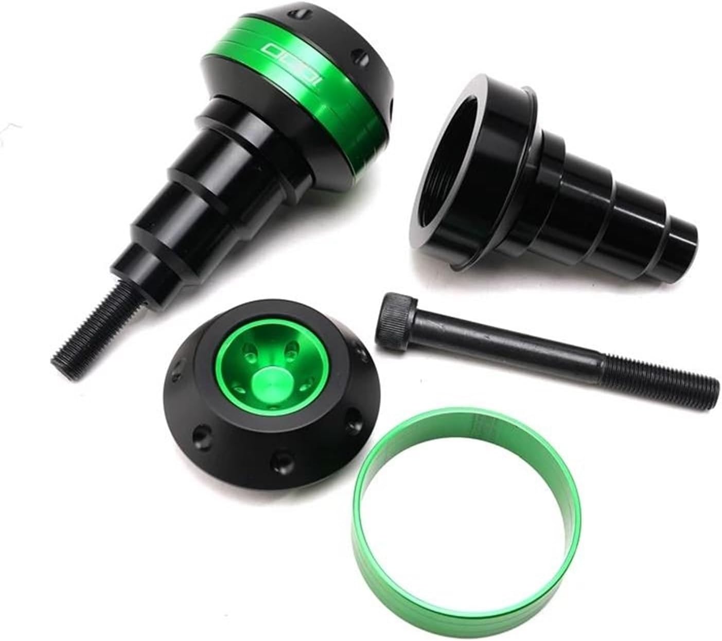 Frame Sliders Falling Protector Guard Crash Switch Button Turn Signal Keycap Motorcycle for Kawasaki Z1000 Z1000R Engine (Color : Gold 9)