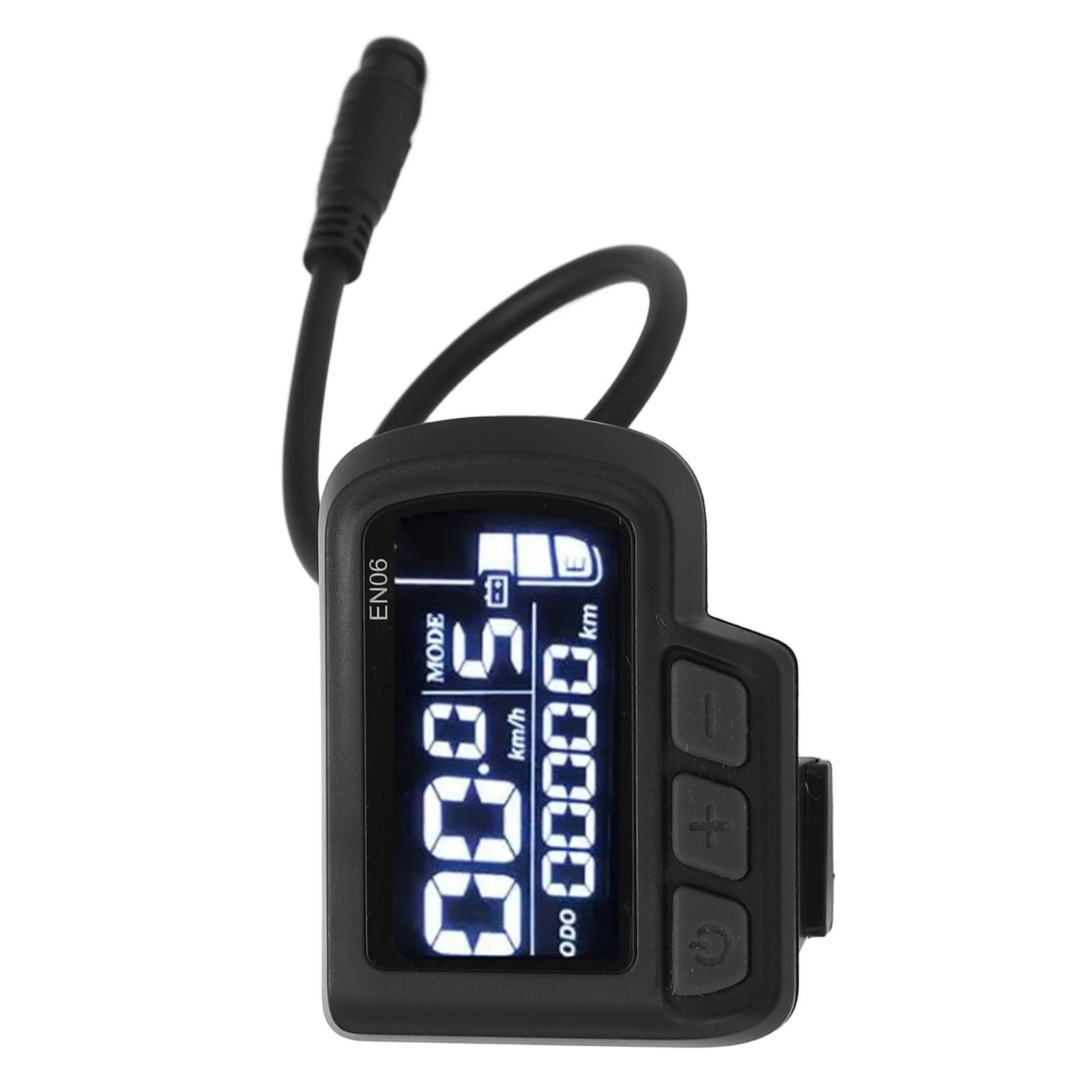 EN06 LCD Fiets Display Meter Snelheidsmeter met Licht Connector 6pin Waterdichte Draad 24V 36V 48V 60V Elektrische Fiets Display Paneel voor 22.2mm Stuur