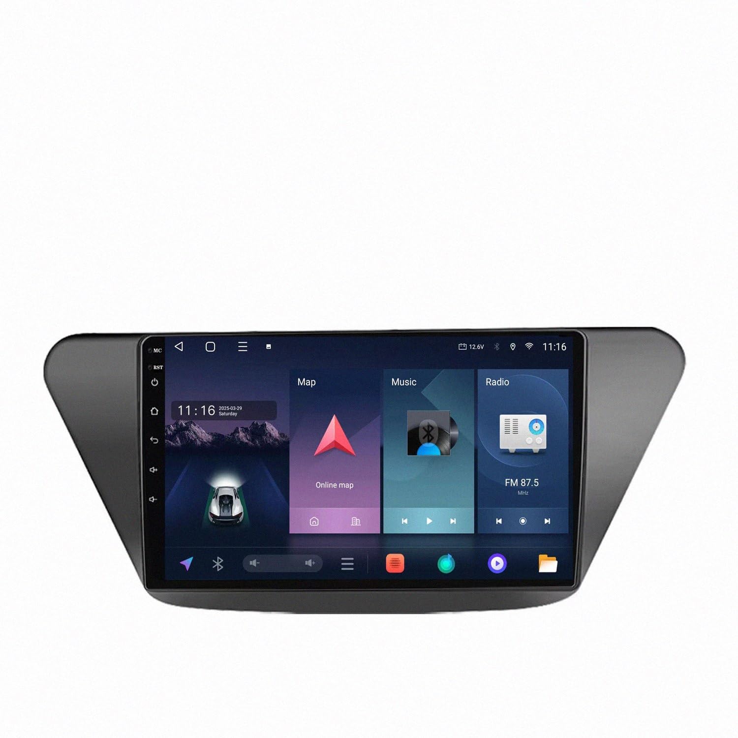 Radio Samochodowe 2-Din dla Lifan X50 2015-2019 Android 15 9 Inches Radio Samochodowe Z Ekranem Fm Am Bluetooth Usb Android Auto Dla, 8 Core 2G+64G