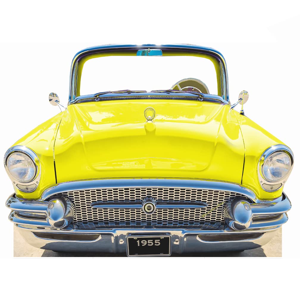 Amazon.com: SS11043 Classic Yellow Car Coupe 1955 Stand in