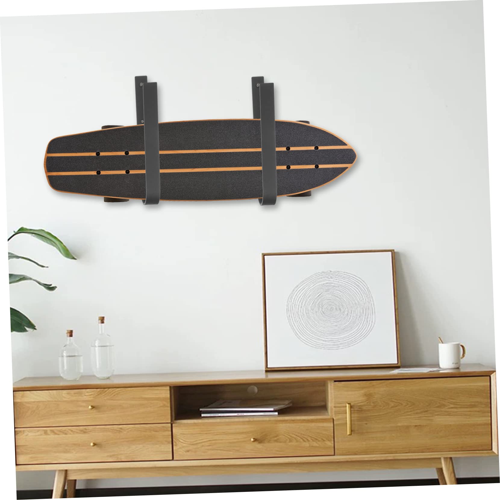 Support Mural pour Snowboard Et Skis 1 Jeu De Métalliques pour Rangement Intérieur