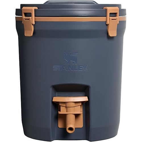 STANLEY Adventure Fast Flow Water Jug 2 Gallon Leakproof Ice Water Dispenser Insulated Beverage Cooler Easy Pour Spigot and Latched Foam Lid BPA-Free