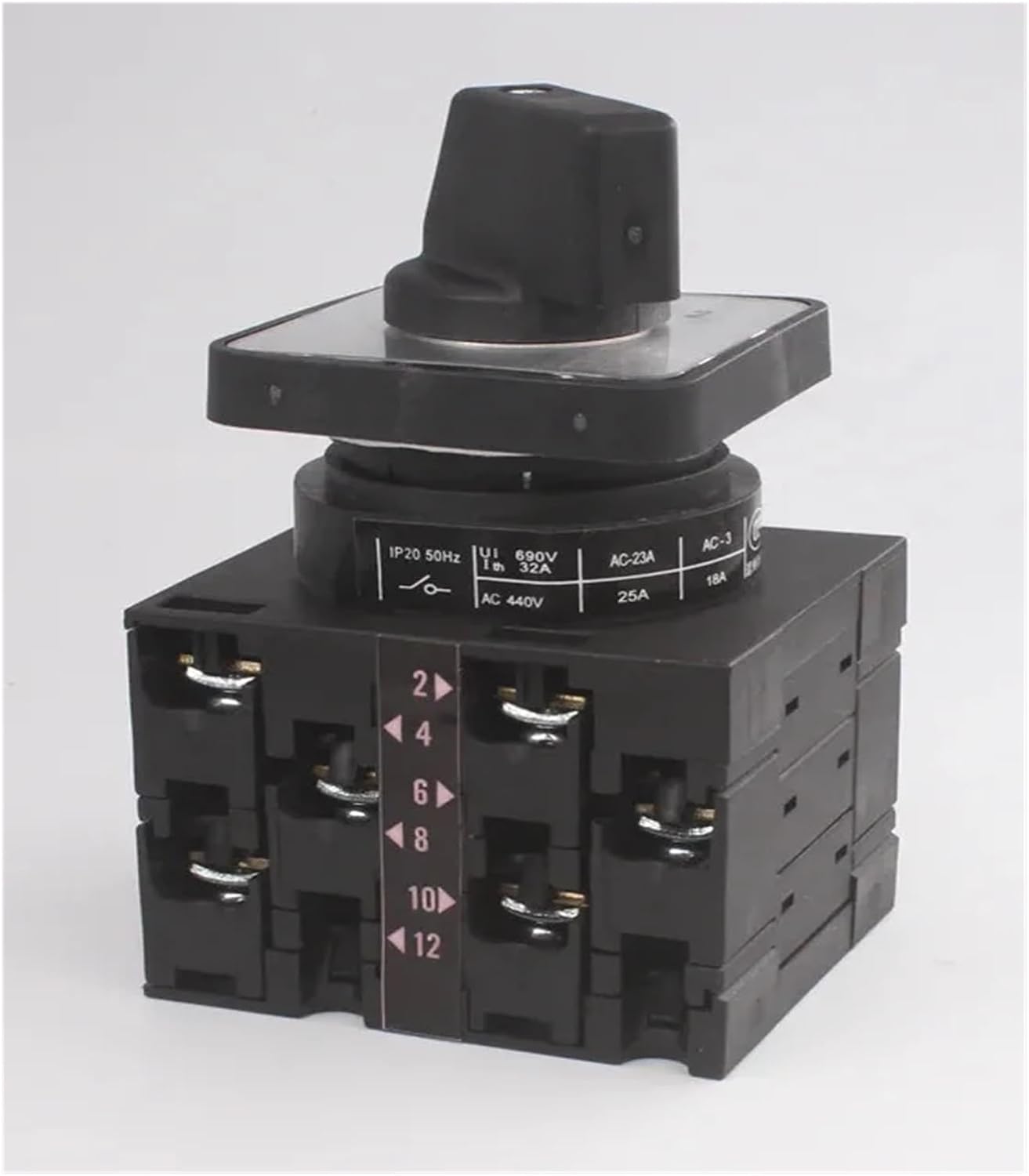 Change-Over Rotary Cam Switch LW42-32/3 Two Groups of Three-Phase Dual Power Motor Change-Over 32A