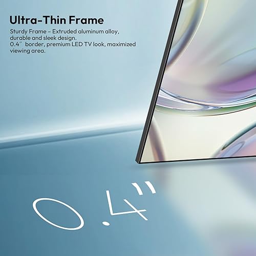 Miniatura 6 de NothingProjector - Pantalla de proyector ALR, 120 pulgadas, rechazo de luz ambiental de techo, marco fijo 4K Ultra HD 16:9, cristal PET, montaje en