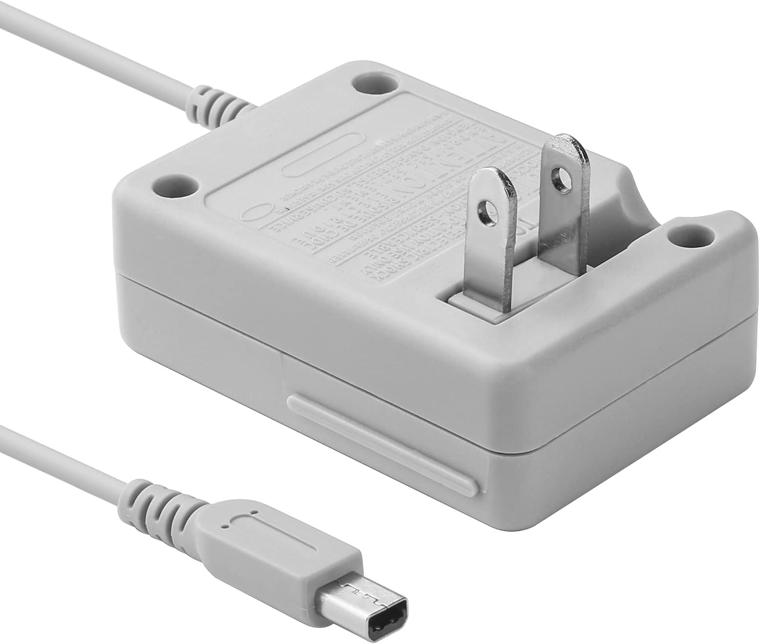 3DS Charger Compatible with Nintendo 3DS/ DSi/DSi XL/ 2DS/ 2DS XL/New 3DS 100-240V Wall Plug Adapter