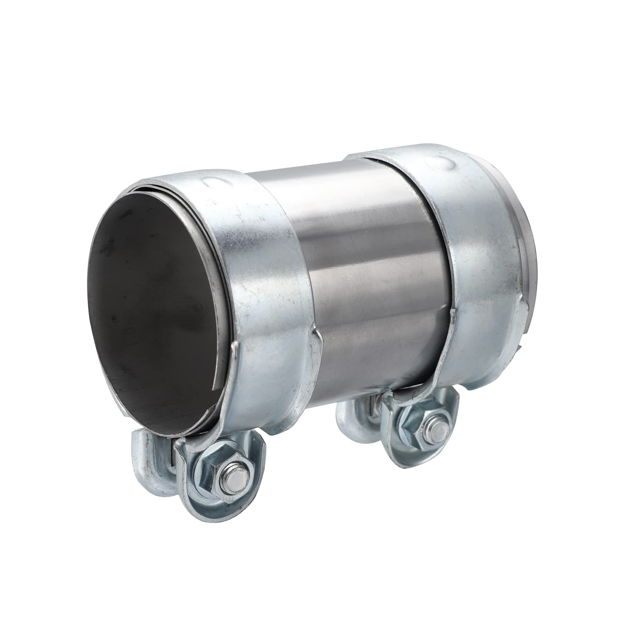 X AUTOHAUX Connecteur Échappement 43-49mm 117mm – Manchon Inox Réglable