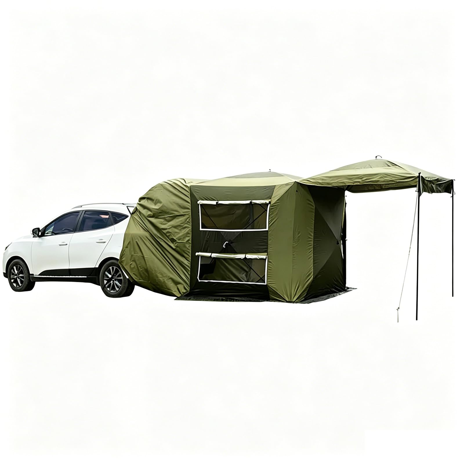 audi q3 camping tent Car Tailgate for F3 SUV/Sportback 2018-2024,Auto Awning with Screen Porch,Portable Vehicle Trunk Tent Automotive Composite-Gasflasche Propan 5kg:Füllung - Composite-Gasflasche Propan 5kg outdoor camping zelt vordach Noise Gates