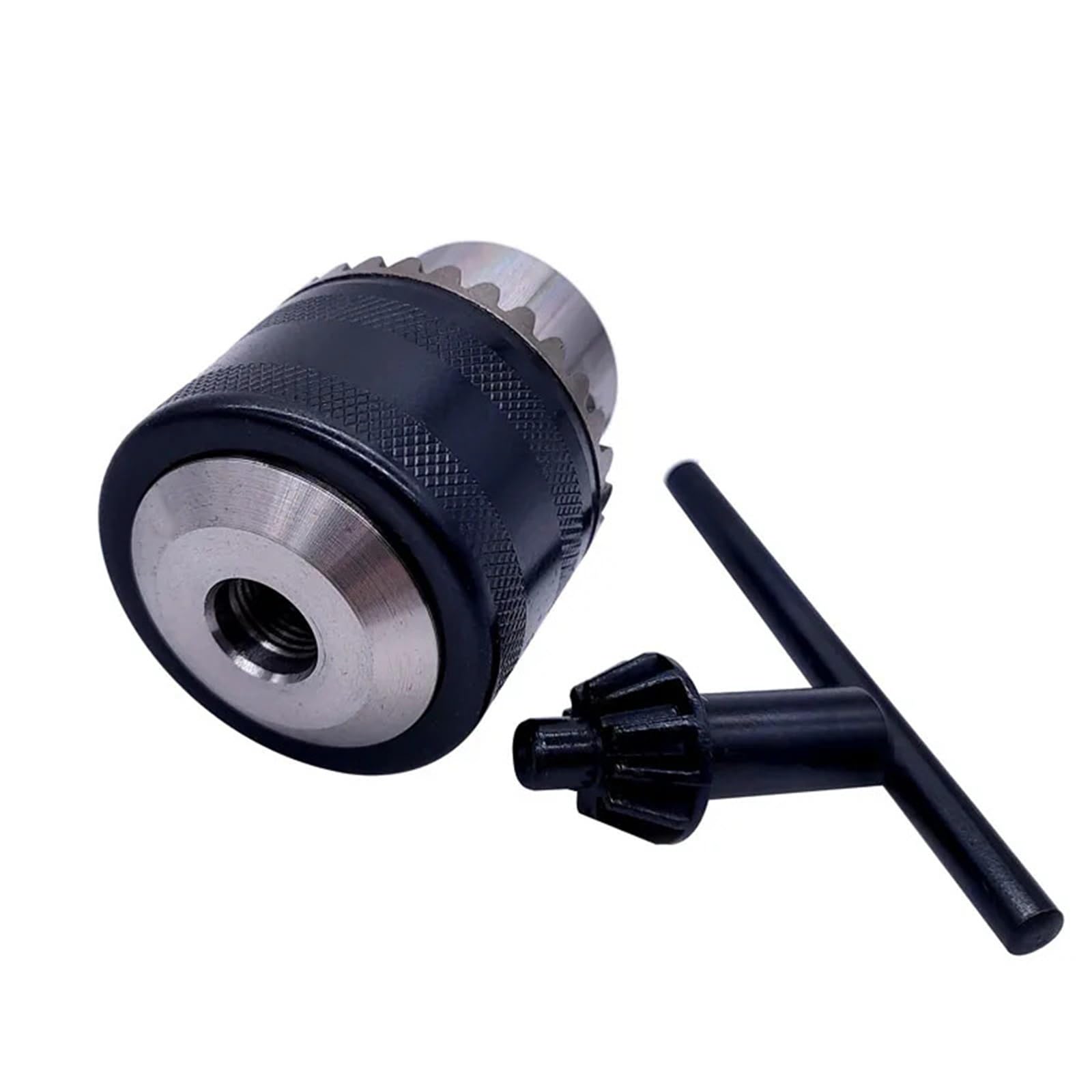 Portabrocas de 3 mordazas sin llave con rosca, 1-13mm, 3-16mm B16 B18 con adaptador de conversión de 1/2 pulgadas for conversión de llave de taladro eléctrico, 1 ud.(3-16mm 20UNF)