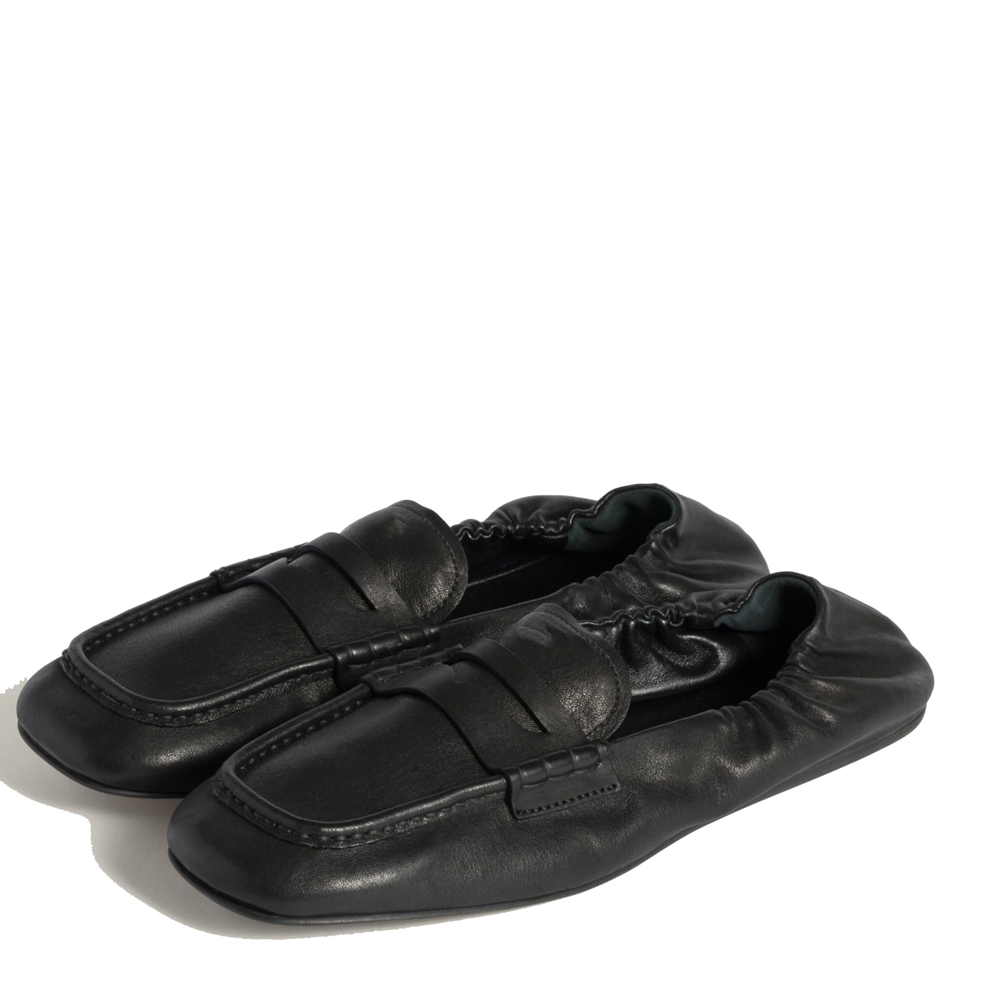 Arqa Women's Elegant Vintage References Characterize Loafers with Light, Versatile Lines Casual Looks Low Heel Flats Fashionable Squared Toe Shoes