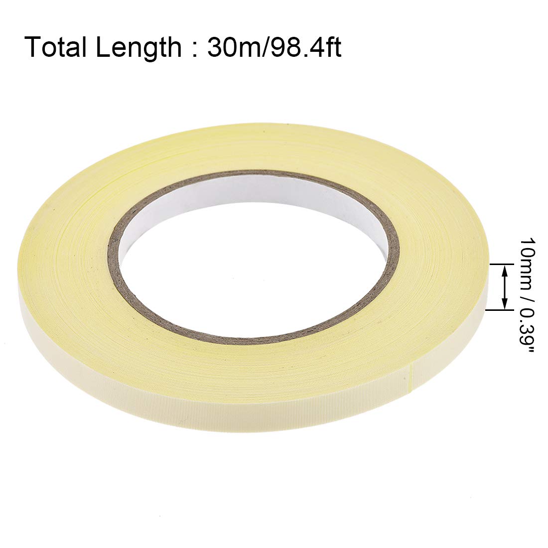 Klebeband Für Heimwerkerwerkzeuge, Zubehör, 10 Mm Acetat-Gewebeband Für Die Reparatur Von Laptops, Elektrischen Autos Und Gitarren, Hochtemperatur-Klebeband, Weiß, 30 M,