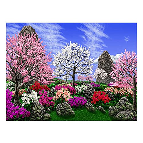 Diamant Peinture Kit 5D motif petit arbre carré grand format 70x140cm