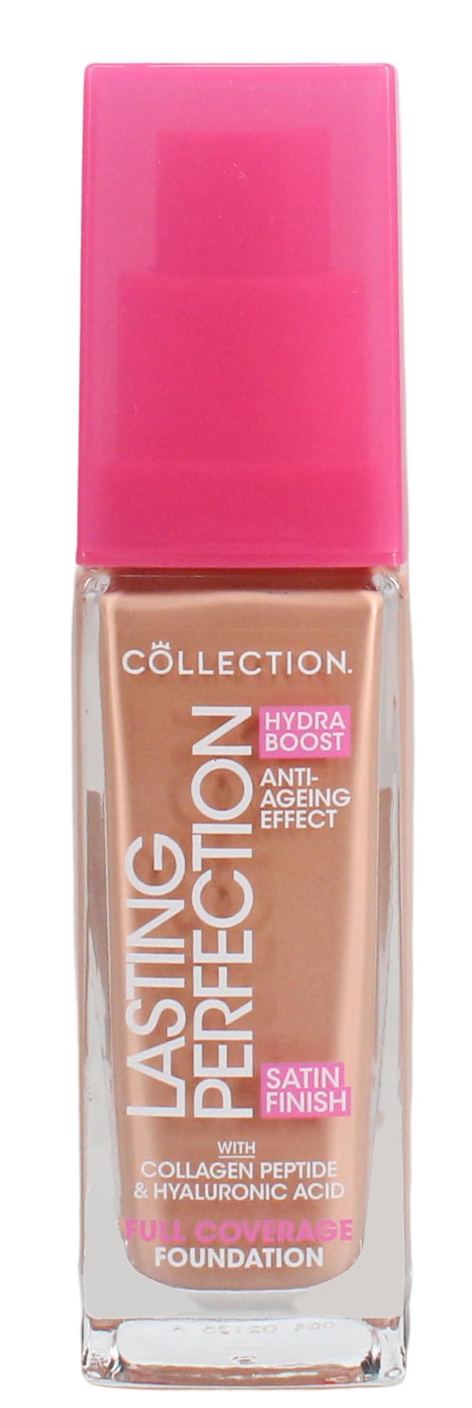 Cosmetics Lasting Perfection Satin Foundation, Full Coverage, with Hyaluronic Acid, 9C Vanilla Cool 27ml
