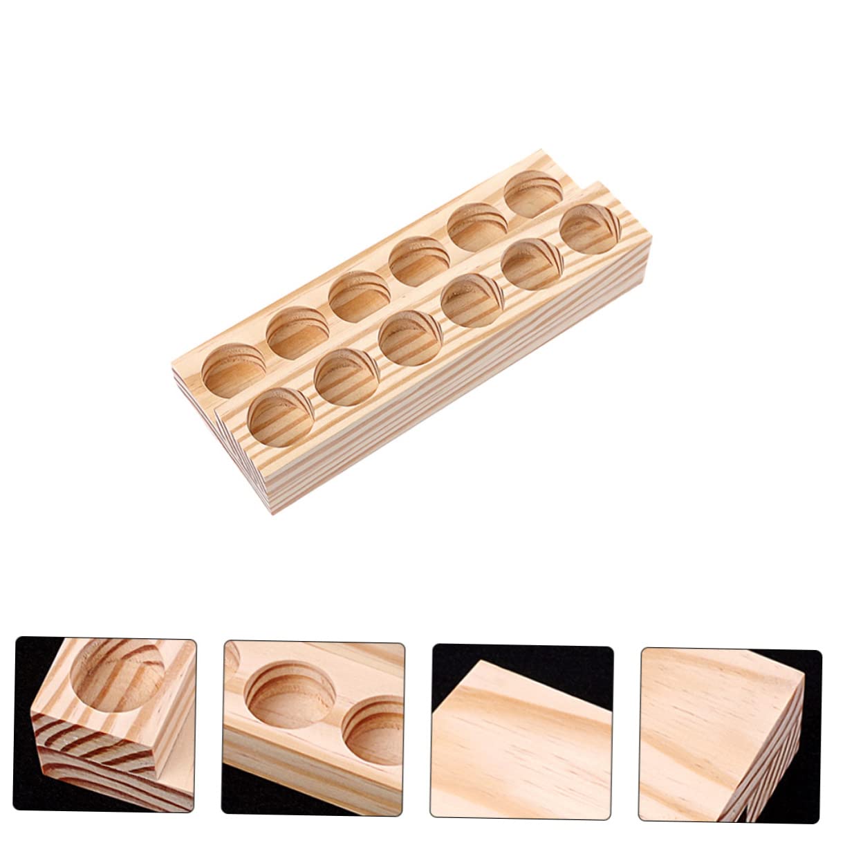 IWOWHERO Essential Oil Storage Box Case for Essential Oil Bottles for Display and Transport Present for Essential Oil Enthusiasts Neat Organization and Quick