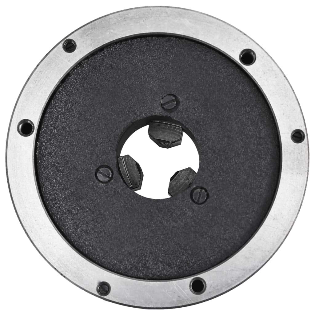 3-szczękowy uchwyt tokarski, samocentrujący, 160 mm, stal z 3 szczękami, zakres mocowania 3-145 mm, kompaktowy i trwały, do obróbki metalu, warsztatu, hobby i montażu