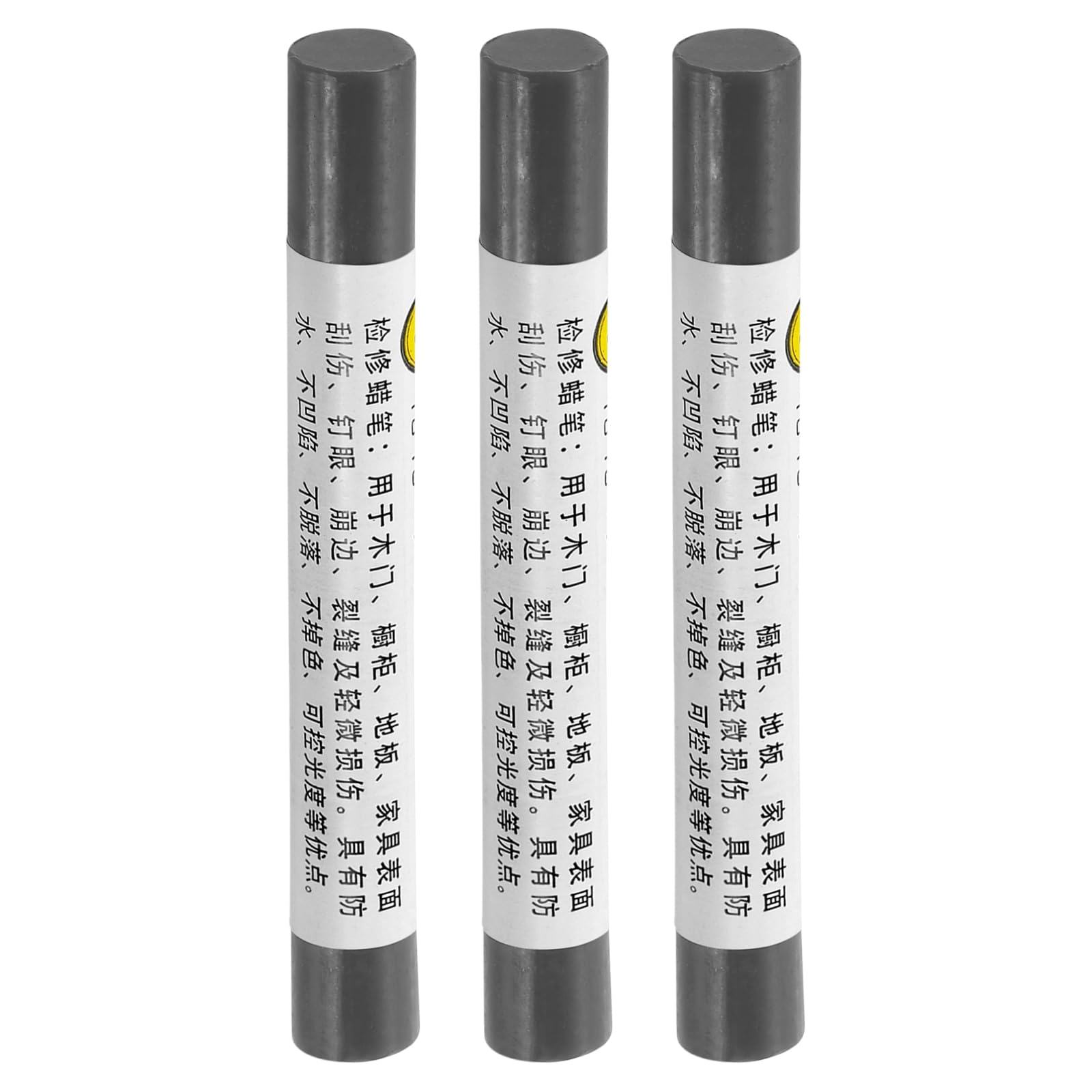 uxcell Furniture Repair Crayons, 3Pcs - Wood Wax Filler Stick, Furniture Markers Touch Up - for Scratches Holes Tables Desks Wooden Floors Cover Ups,