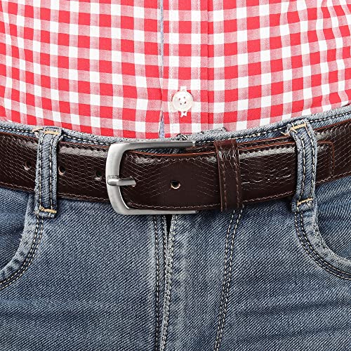 Image of ZORO Men' PU Leather Belt, (Black,Brown,Tan)