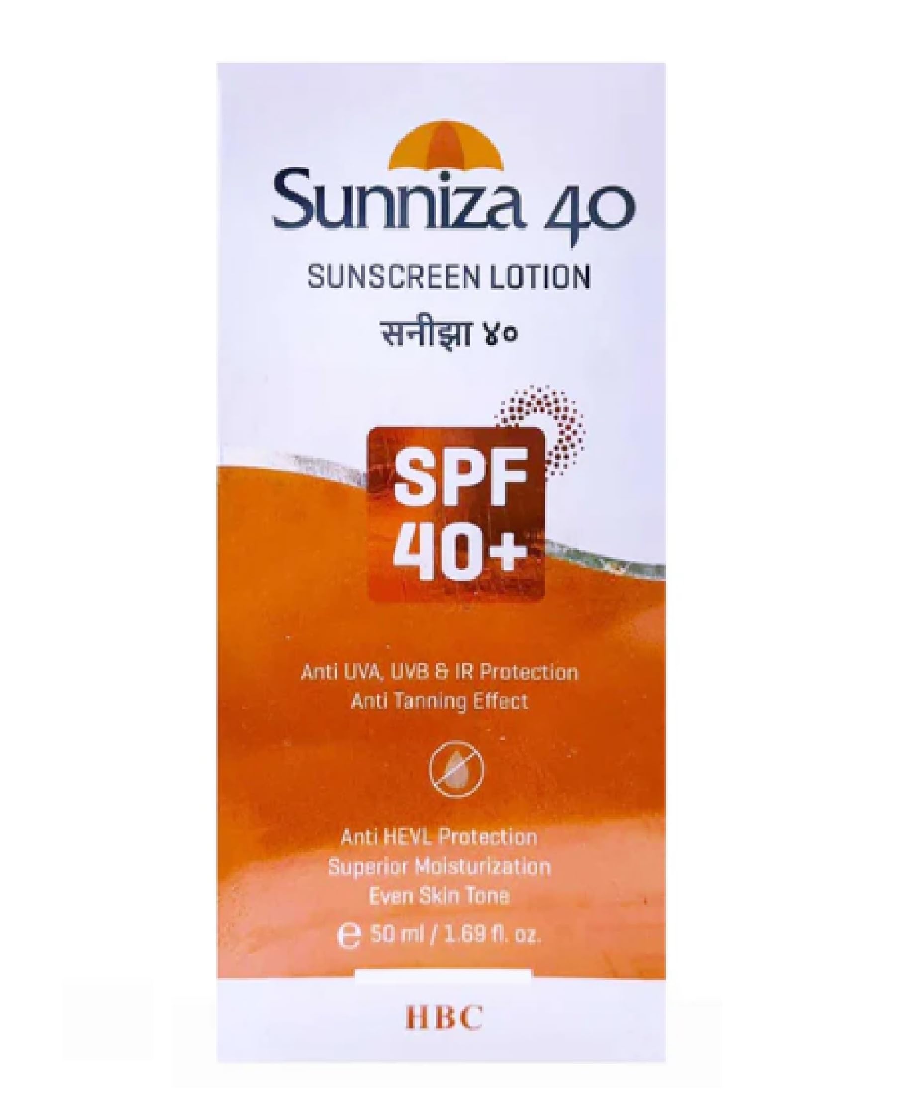 New Sunniza SunScreen Lotion 50Gm (SPF 40)