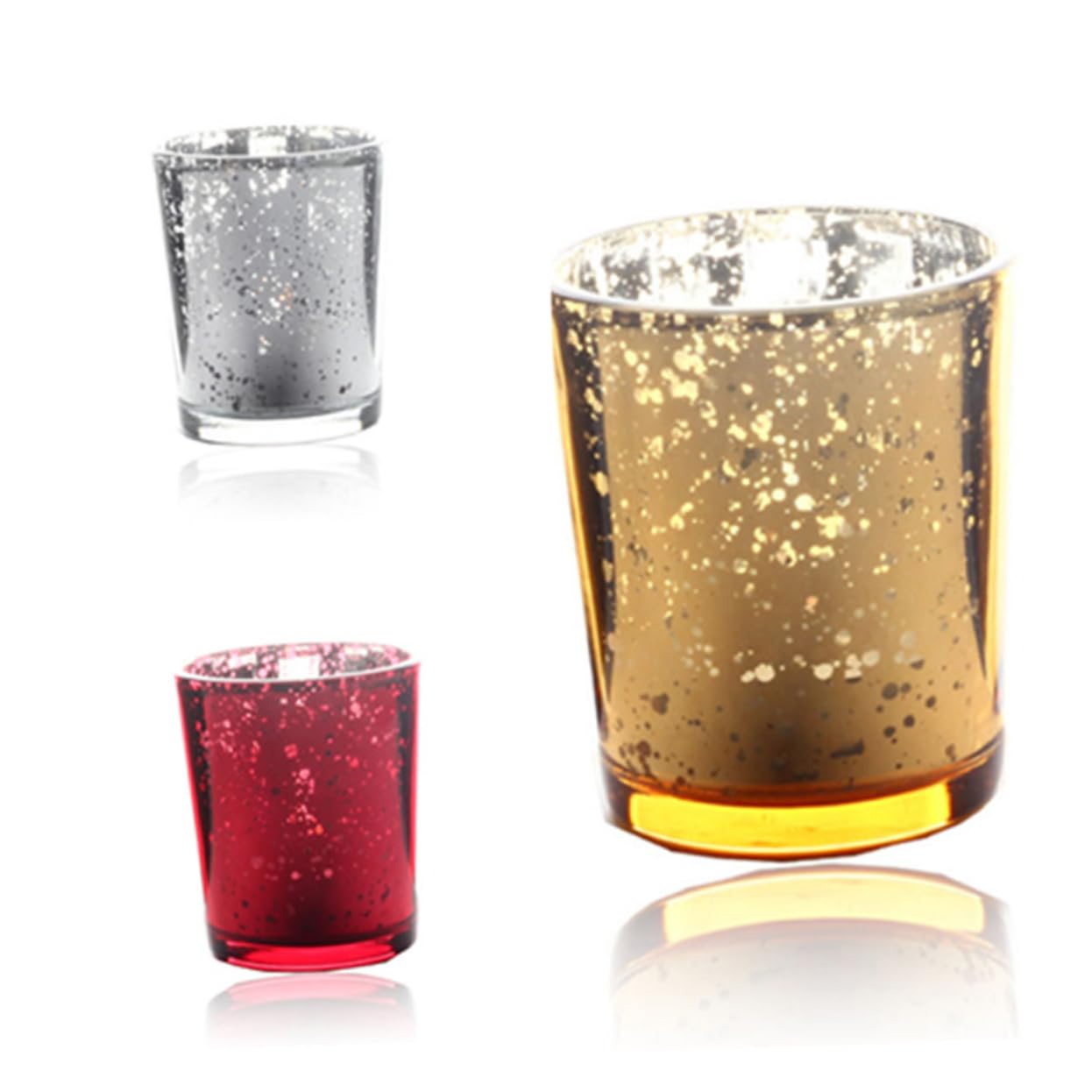 Cabilock 2pcs Small Candle Holders Bulk Candle Frosted Candle Jars Candle Jars with Lids Christmas Candle Holder Amber Candle Holder Candle Holder for Home Menorah Lamp Holder Dining Table