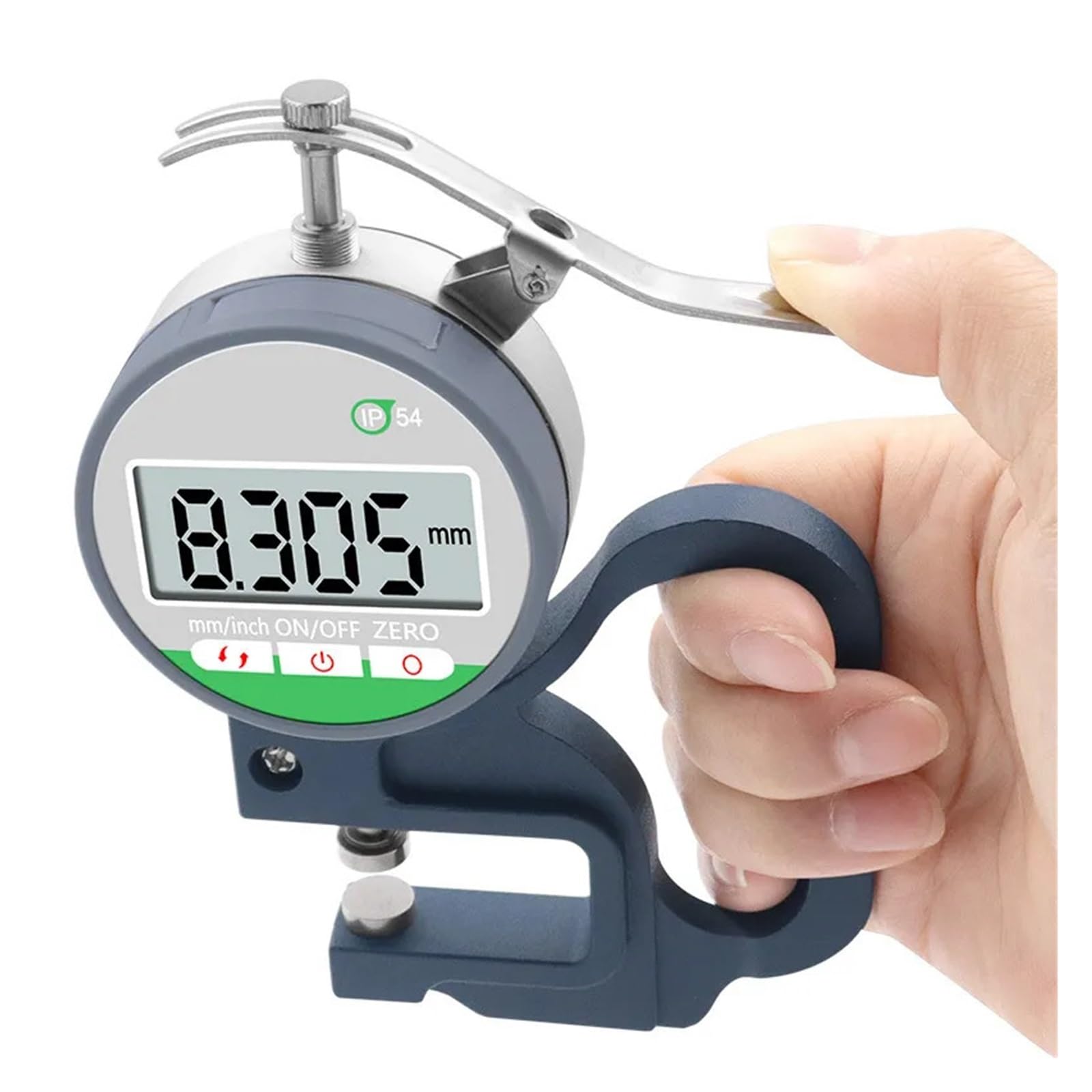 0.001MM 0-12.7mm precyzyjny cyfrowy miernik grubości IP54 wodoodporny i pyłoszczelny ekran dotykowy mikrometr elektroniczny(0.01mm)