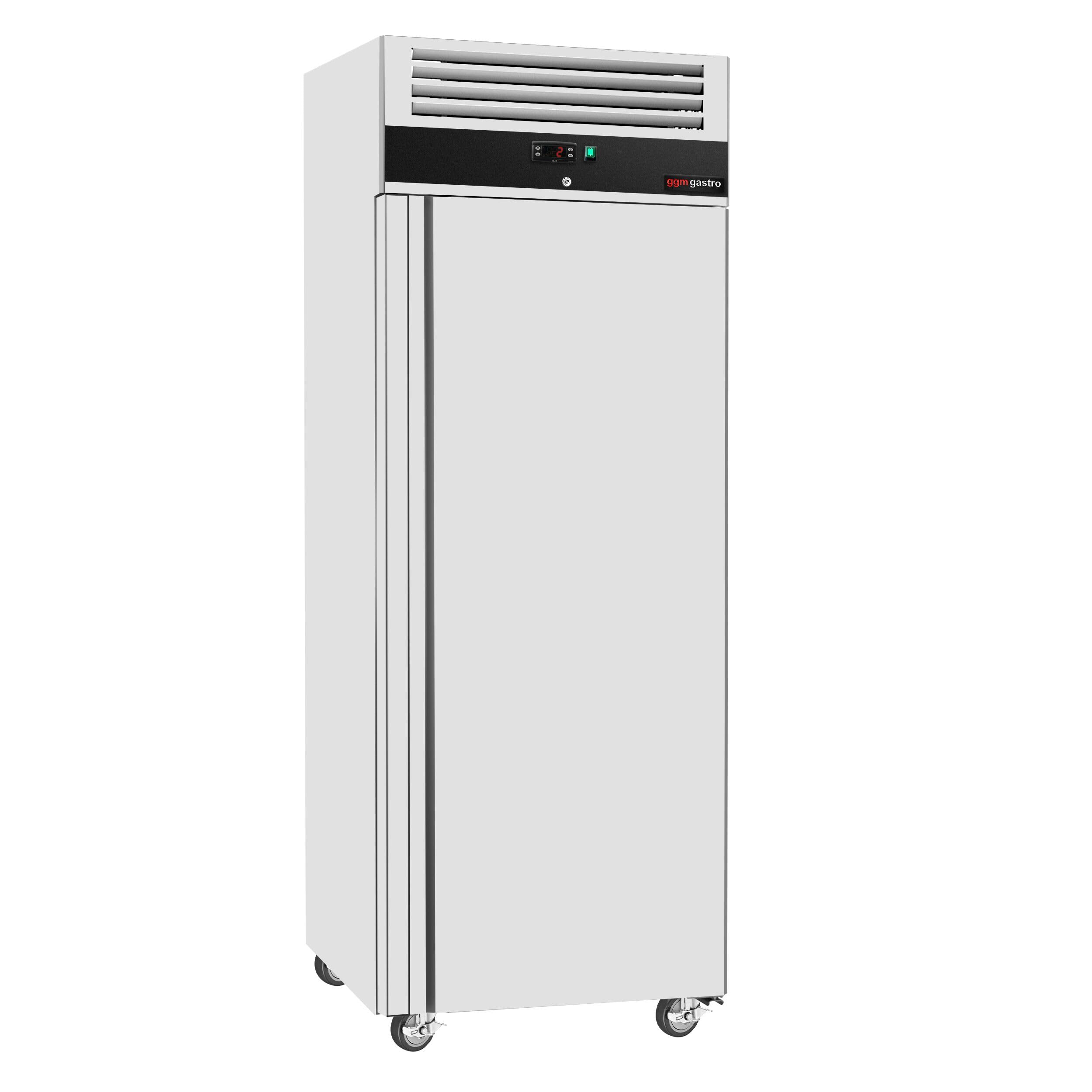 GGM Gastro Kühlschrank ECO GN 2/1 700 l | Hochwertiger Edelstahl AISI 304, für den Dauereinsatz konzipiert, einfache Reinigung, abschließbar, flexibel mobil