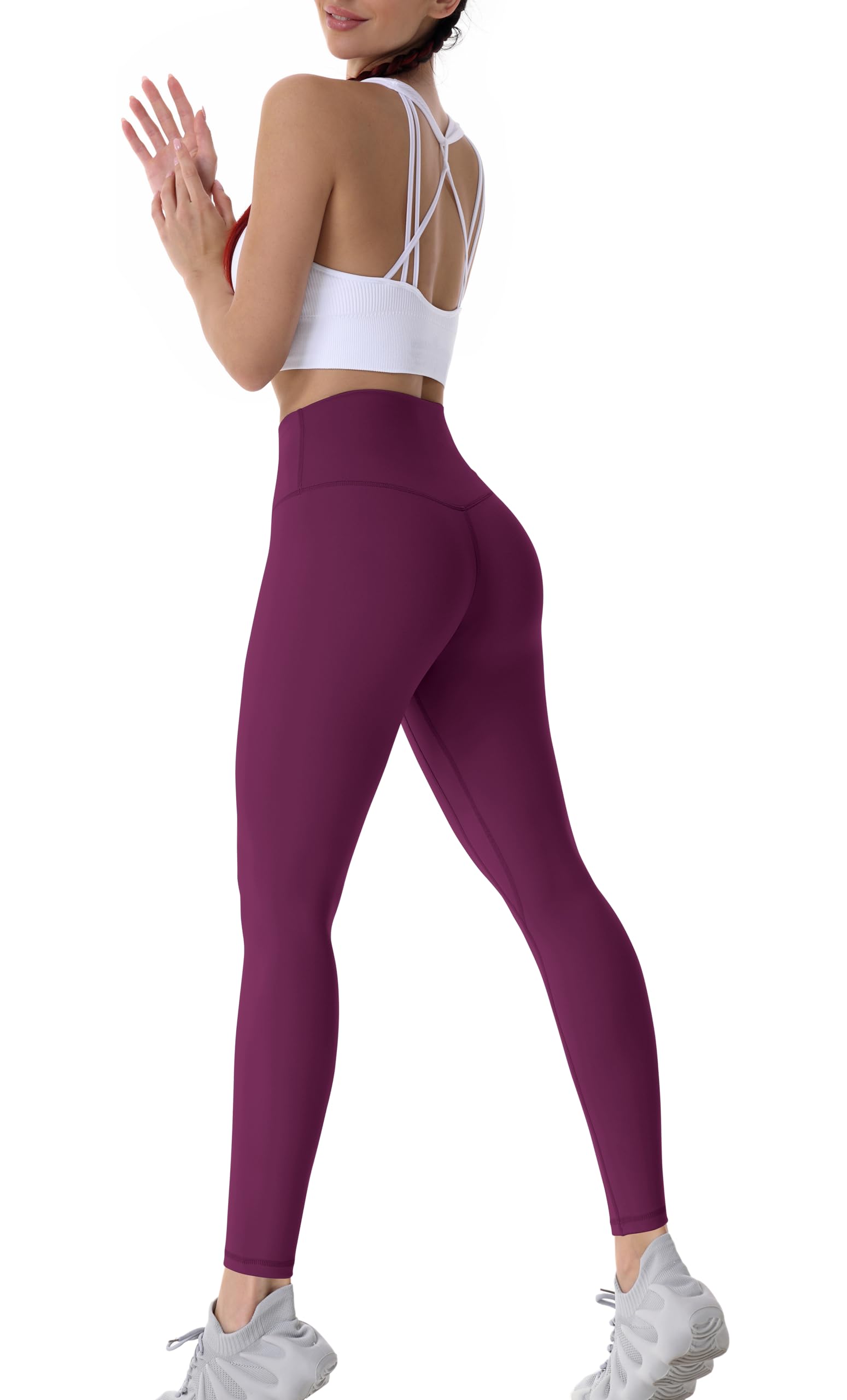 Sunzel Leggings de entrenamiento para mujer con control de abdomen de cintura alta