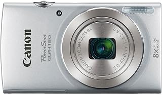 Canon PowerShot ELPH 180 Digital Camera w/Image Stabilization and Smart AUTO Mode (Silver), 0.90in. x 3.70in. x 2.10in. - 1093C001