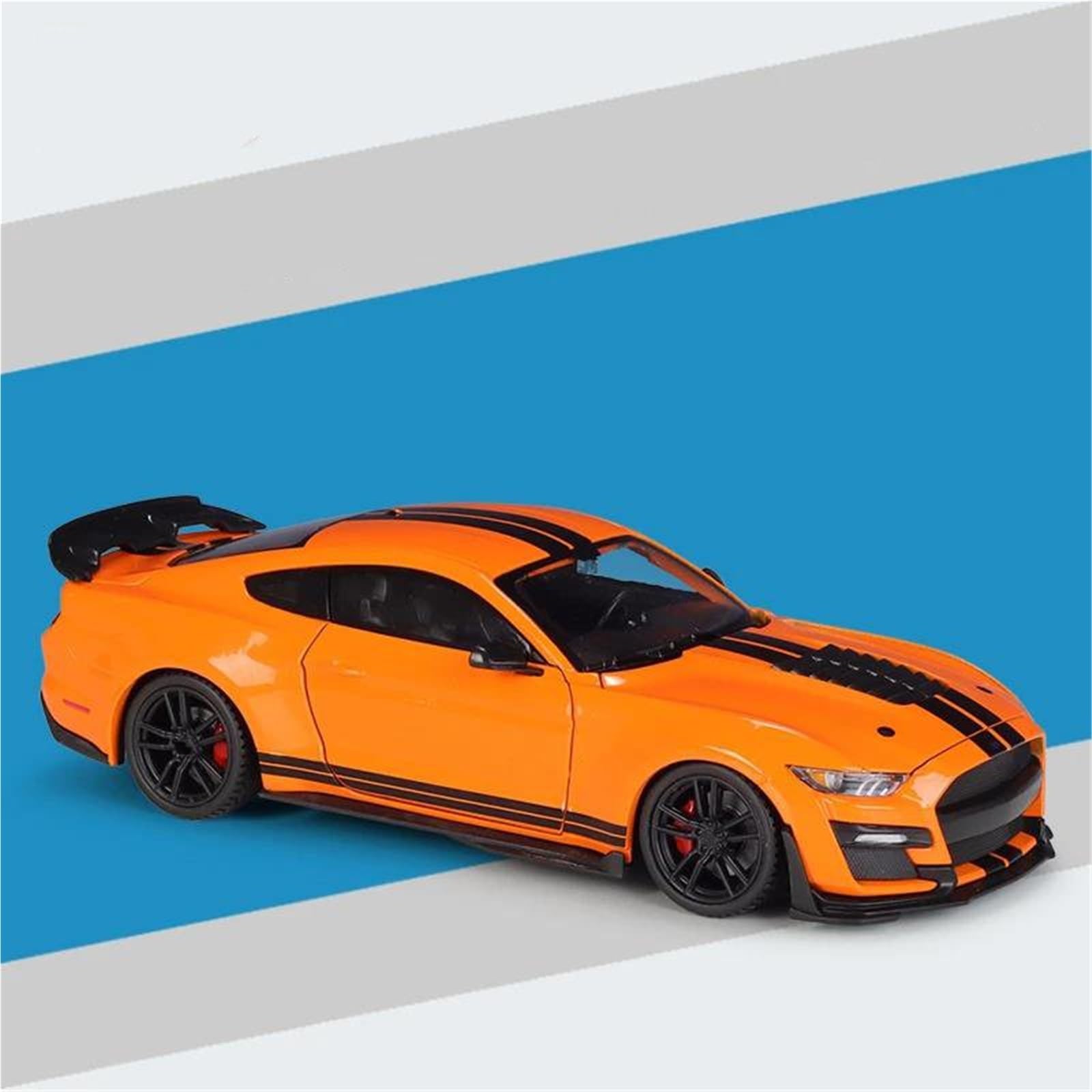 BANKOTO Diecast Car 1:24 For Mustang For Shelby GT500 2020 Alloy Sports Car Model Diecasts Metal Vecicles Collection Collectible