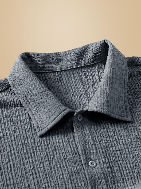 Image of Tee Projekt Textured Shirts for Men || Casual Shirt for Men || Comfortable and Stylish for Every Wardrobe