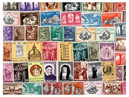 pghstamps Vaticano 50 Francobolli Differenti Collezione per Collezionisti