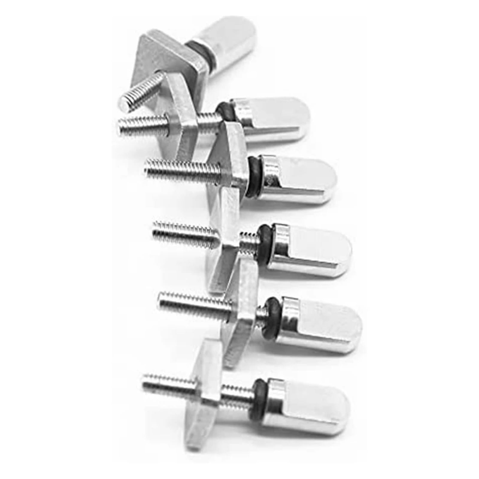 6 PCS Surfboard Fin Screws, No Tool Stainless Steel Thumb Screw Replacement Accessories For SUP Surf Longboard Paddleboard