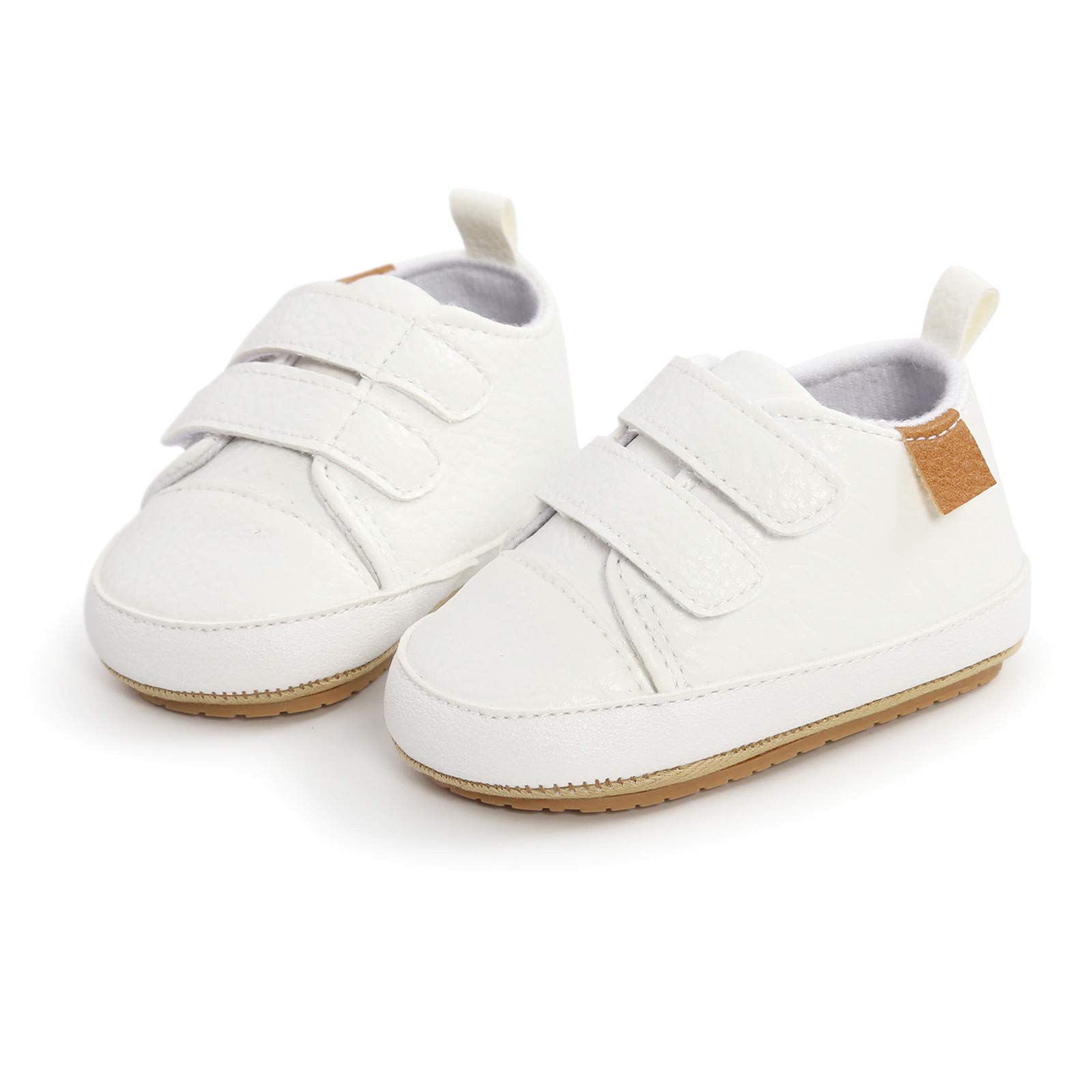 Zapatillas Deportivas para bebé niñas con Antideslizante Cuero Caminantes Goma niños