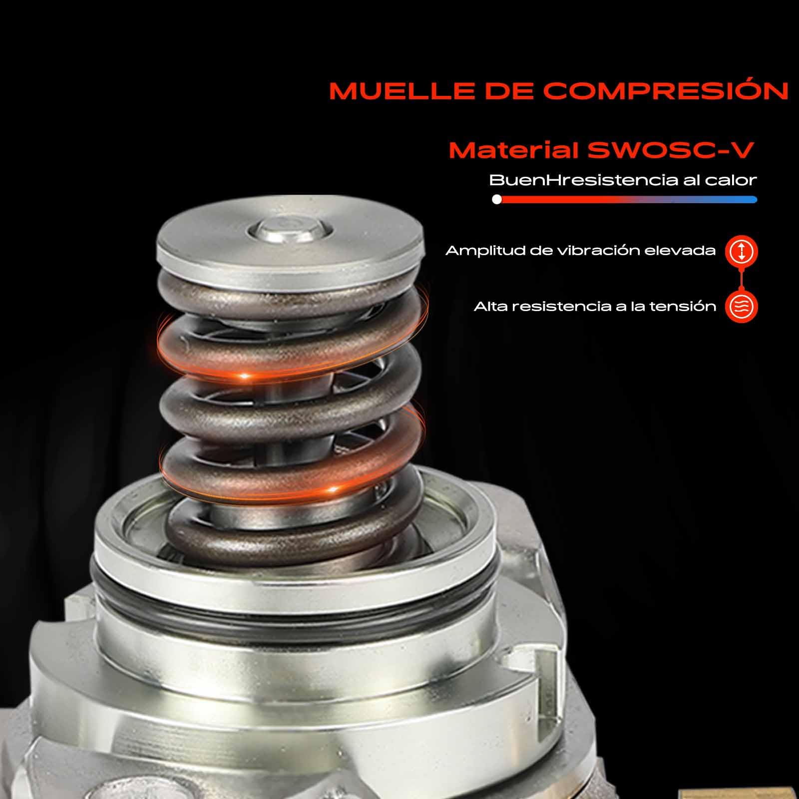 Frankberg Bomba de combustible de alta presión Gasolina Compatible con Polo 6C1 6R1 1.2L Golf V Variante 1K5 1.4L T.i.g.u.a.n 5N 1.4L T.o.u.r.a.n 1T1 1T2 1.4L P.a.s.s.a.t Variante 365 1.4L 03C127026R