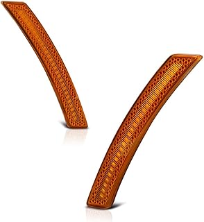 VIPMOTOZ Front Wheel Arch Full LED Chrome Housing Side Marker Light Lamp Assembly Replacement Pair For Mini Cooper R55 R56 R57 R58 R59 R60 R61, Driver & Passenger Side