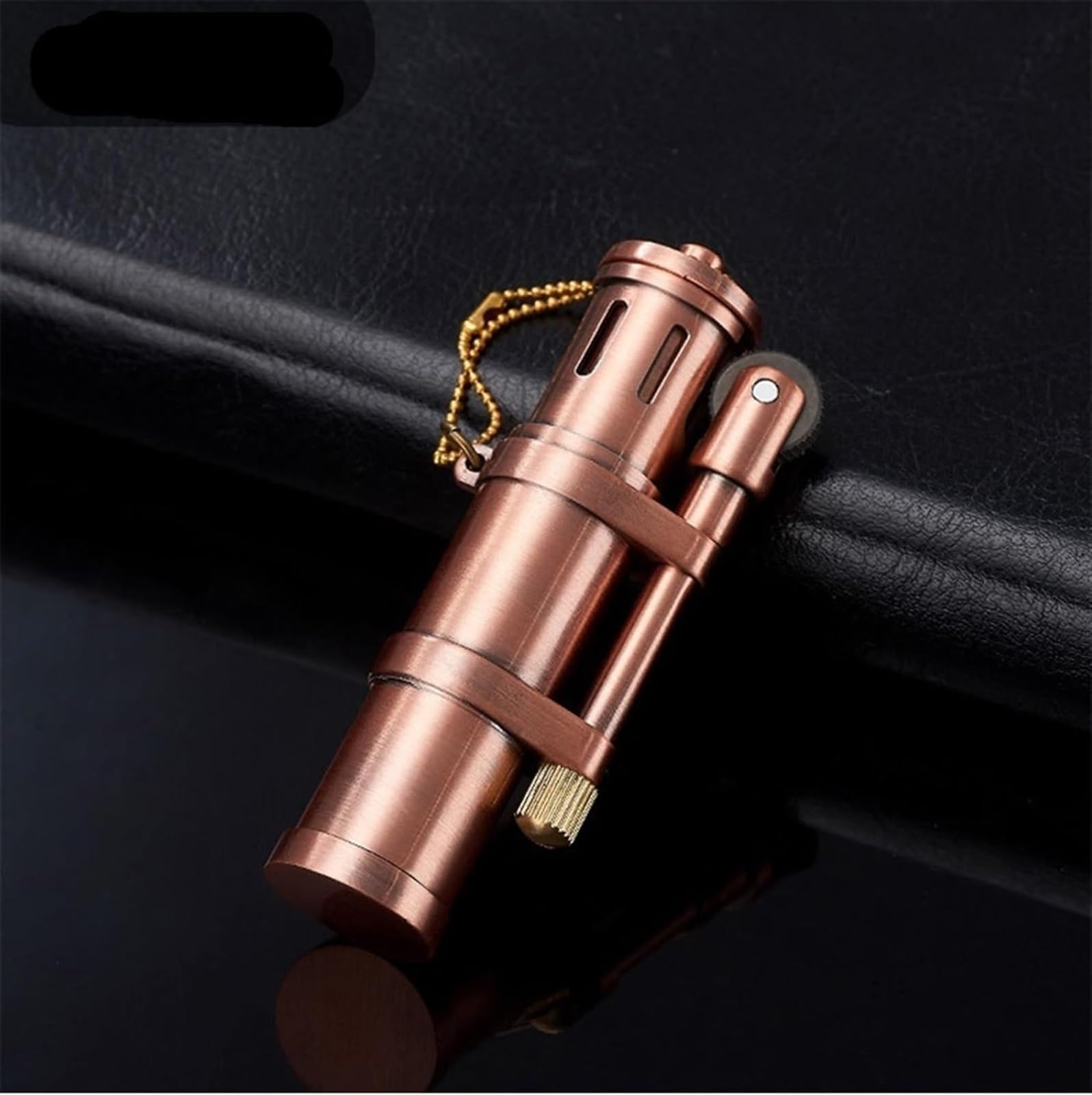 YAINWFVD Creative Vintage Paraffin Lighter, Reusable Windbreaker Lighter, Soft fire Paraffin Metal Lighter, Great Gift for dad and Husband. (Color : B)