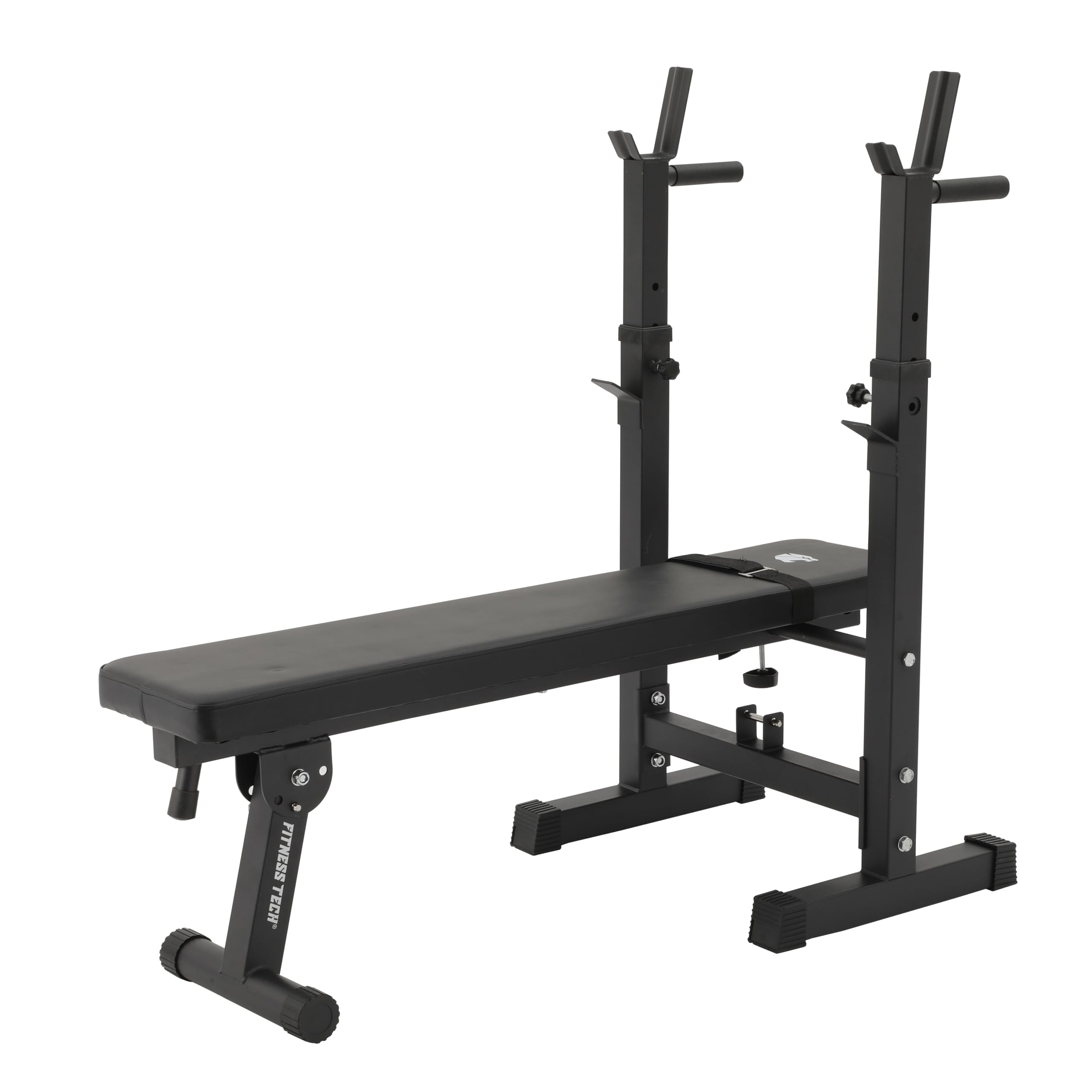 Banco Multifunción para Press Banca - Banco Reclinable y Plegable - Ejercicios de Fuerza - Entrenamiento Completo -