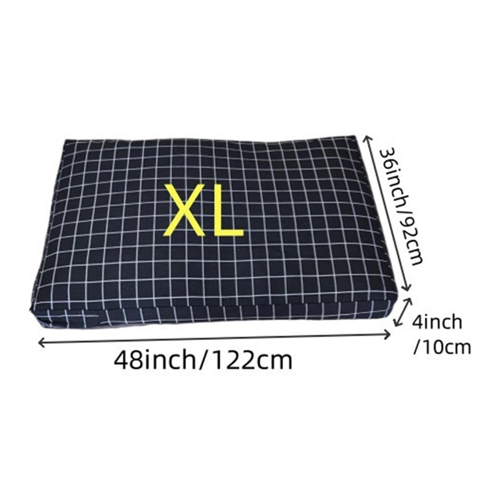 Dog Crate Bed Cover Dog Crate Pad Replacement Removable Pets Cat Mat Cushion Accessory Mattress Cover for Car Picnic Travel, XL