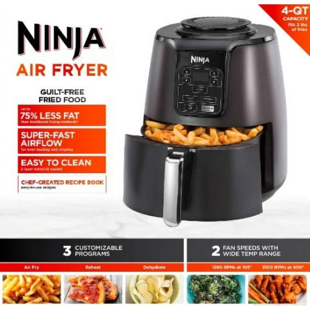 早い者勝ちfracora Premium PROHEATIN 4個セット Amazon.com: Ninja 4 Qt Digital Air Fryer – 3-in-1 Air Fry