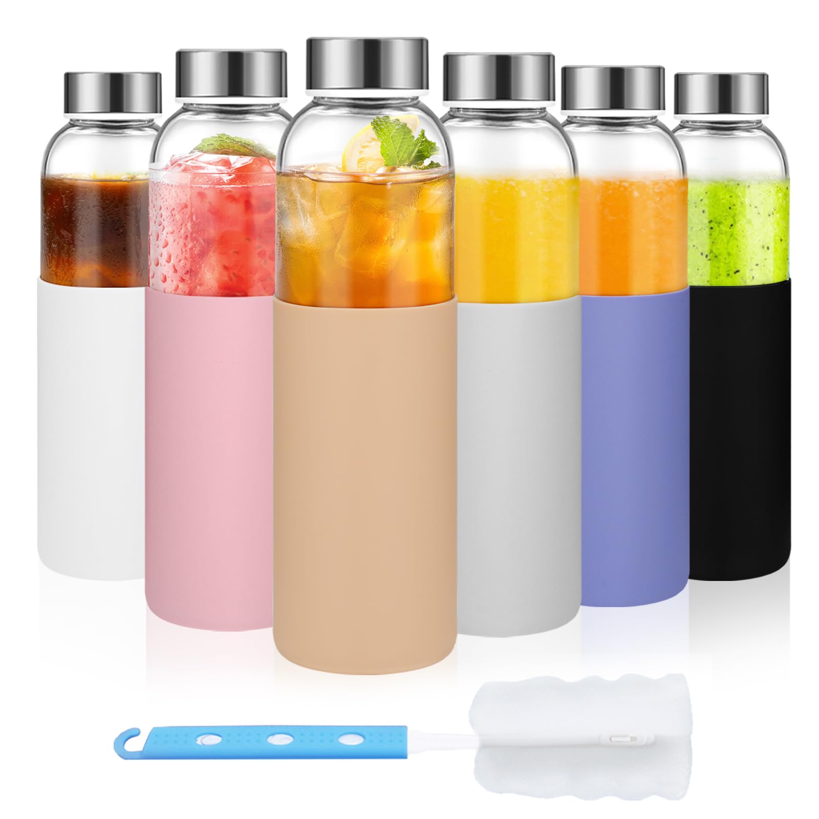 Luxfuel Glass Bottles 6-Pack