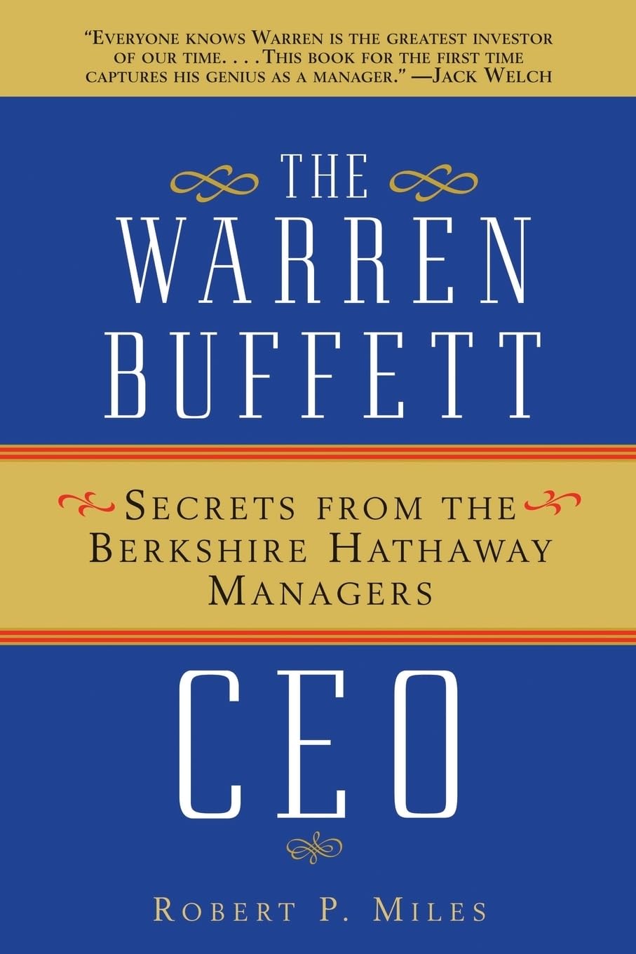 Warren Buffett CEO.by Miles  New 9780471430452 Fast Free Shipping**
