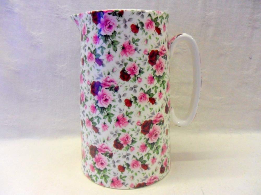 Abbeydale Collection Multicolor Summertime Chintz Extra Large Jug By The