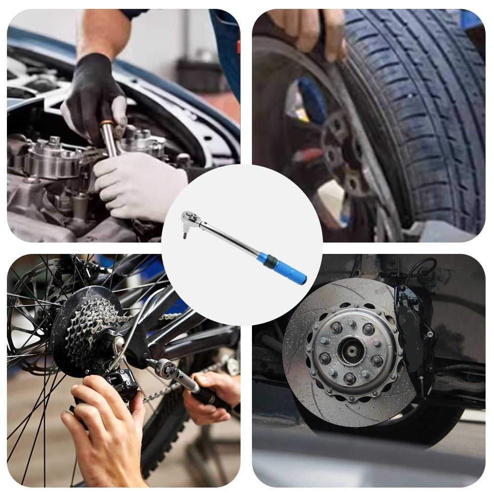 Klucze dynamometryczne Klucz dynamometryczny 3/8 "7 sztuk/zestaw 10-60N. m z magnetycznym gniazdem świecy zapłonowej do naprawy silnika samochodowego