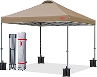 Vista 20 de MASTERCANOPY Carpa Plegable Duradera con Bolsa con Ruedas (Blanco)