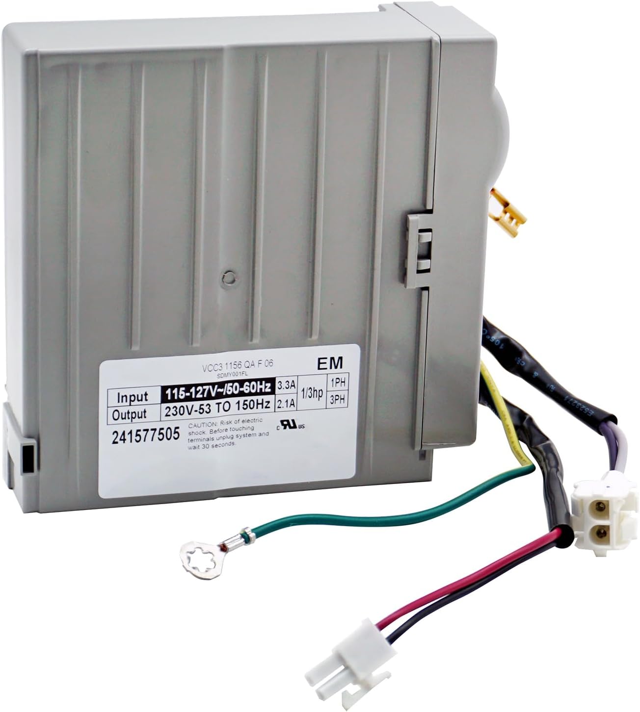 241577505 Refrigerator Inverter Control Board VCC3 1156 QA F 06 Replacement Part Fits For Frigidaire Electrolux Kenmore Crosley,519306005 Replaces 7241577505,1512577,AP4393275,PS2361242,EAP2361242