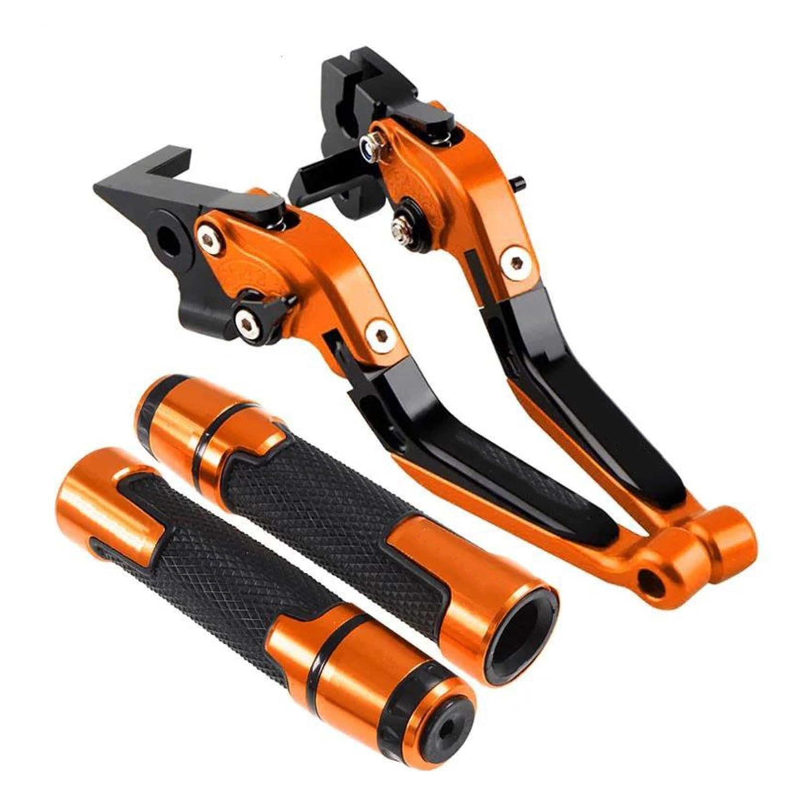 Mamxvkvzeu I Motorbike Brake Clutch Handle Levers For Suzuk Sv650 Sfv650 For Gladius Sv 650 Dl650 For V-Strom Xt 2009-2015 Motorcycle Folding Brake Clutch Levers Handbar End Grips(I)