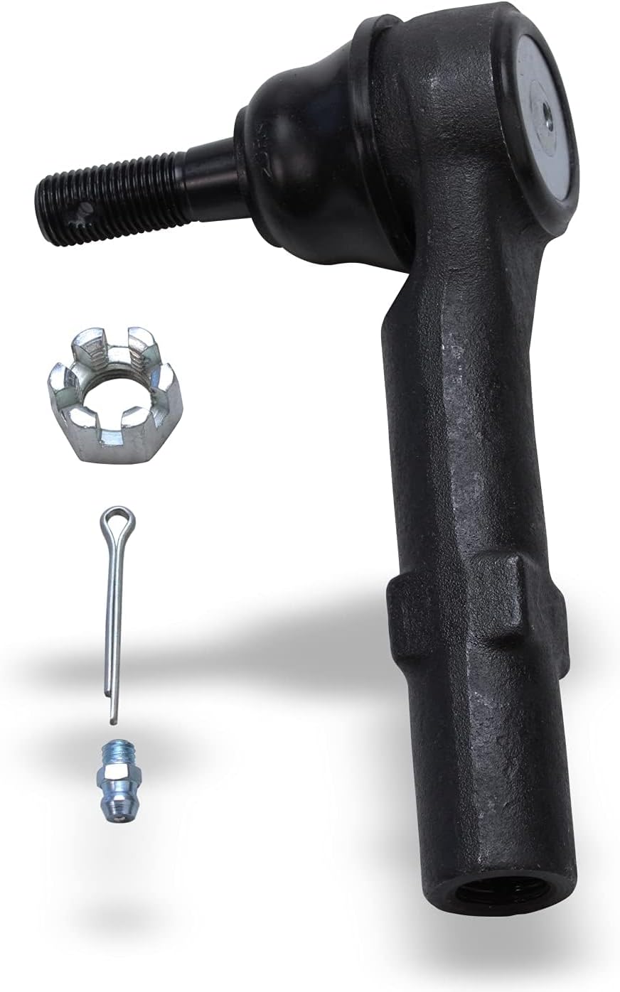 Detroit Axle - Front 4pc Ball Joints Tie Rods for Chevrolet Silverado GMC Sierra Suburban Yukon XL 1500 Tahoe Avalanche Cadillac Escalade ESV EXT, 2 Lower Ball Joints 2 Outer Tie Rod Ends Replacement