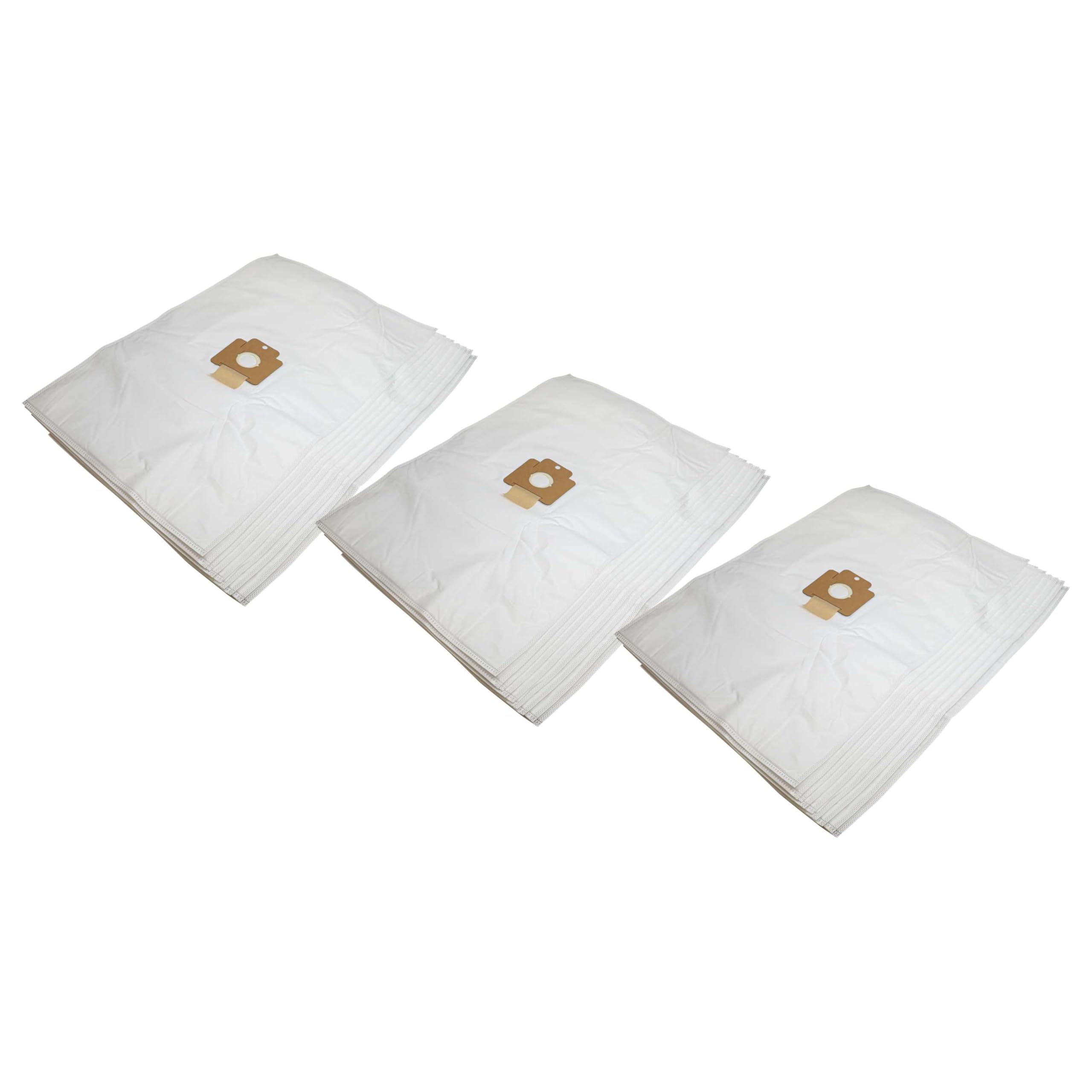 vhbw 30x bolsa reemplaza Nilfisk 107401157 para aspiradora - 50 cm x 36 cm blanco