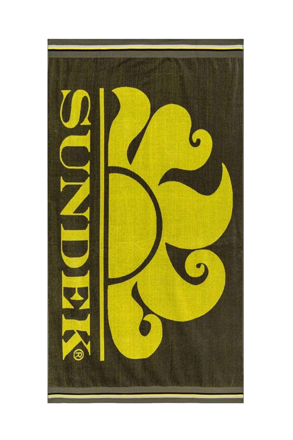 Sundek Telo Mare AM312ATC1050 Classic Logo 30208 Col.Verde Militare-Giallo TU/Verde Militare Giallo