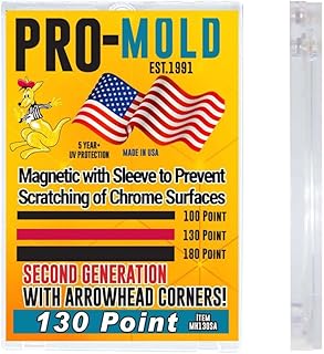Box (18) Pro-Mold 130pt. Magnetic Card Holders Holds Sleeved Card 2nd Gen, MH130SA